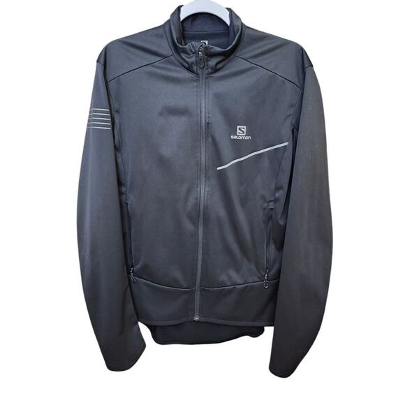 Solomon men's LG tall full-zip running walking biking fitted jacket - Picture 1 of 10